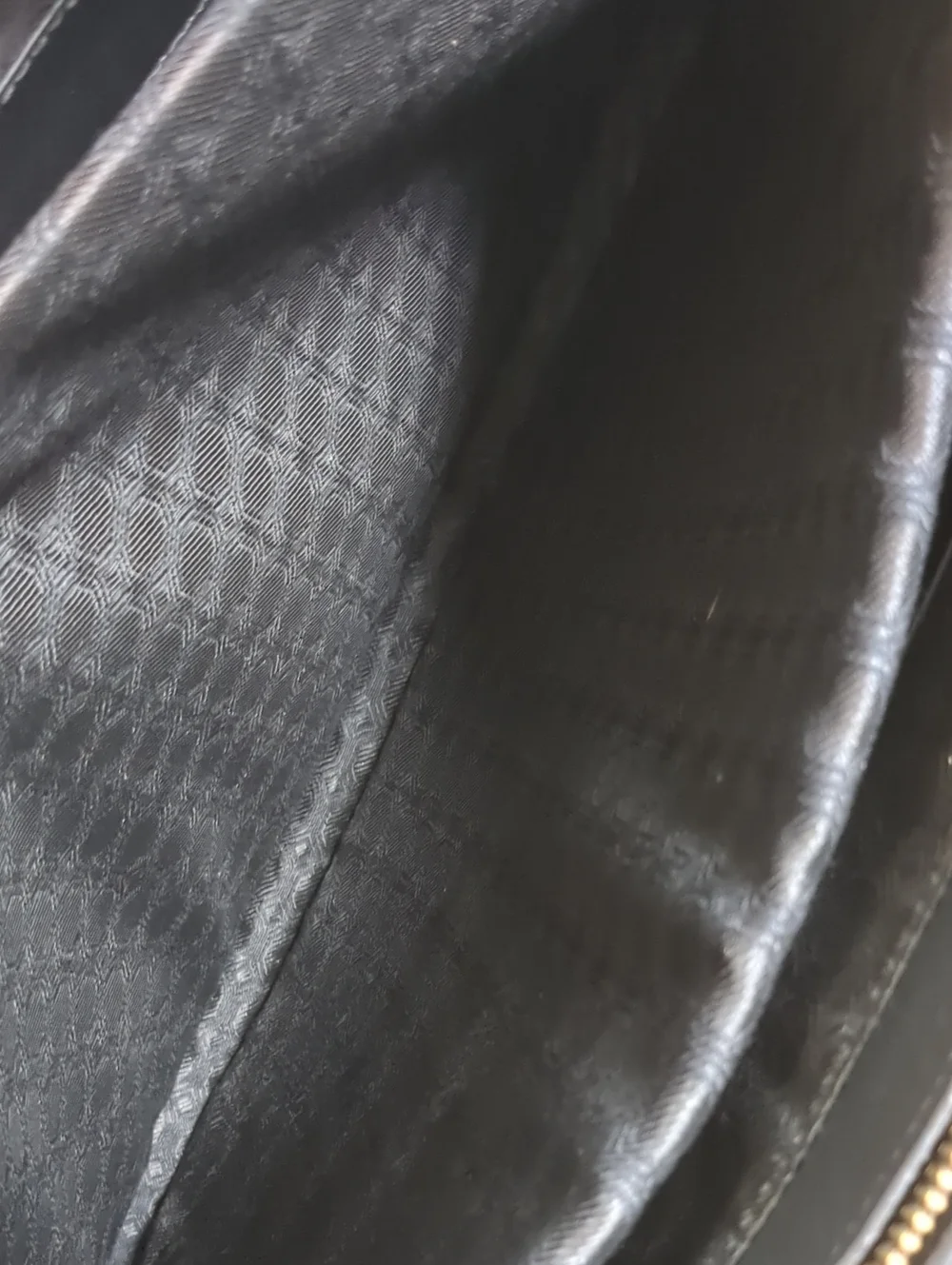 Louise Et Cie Black Leather Briefcase Work Tote